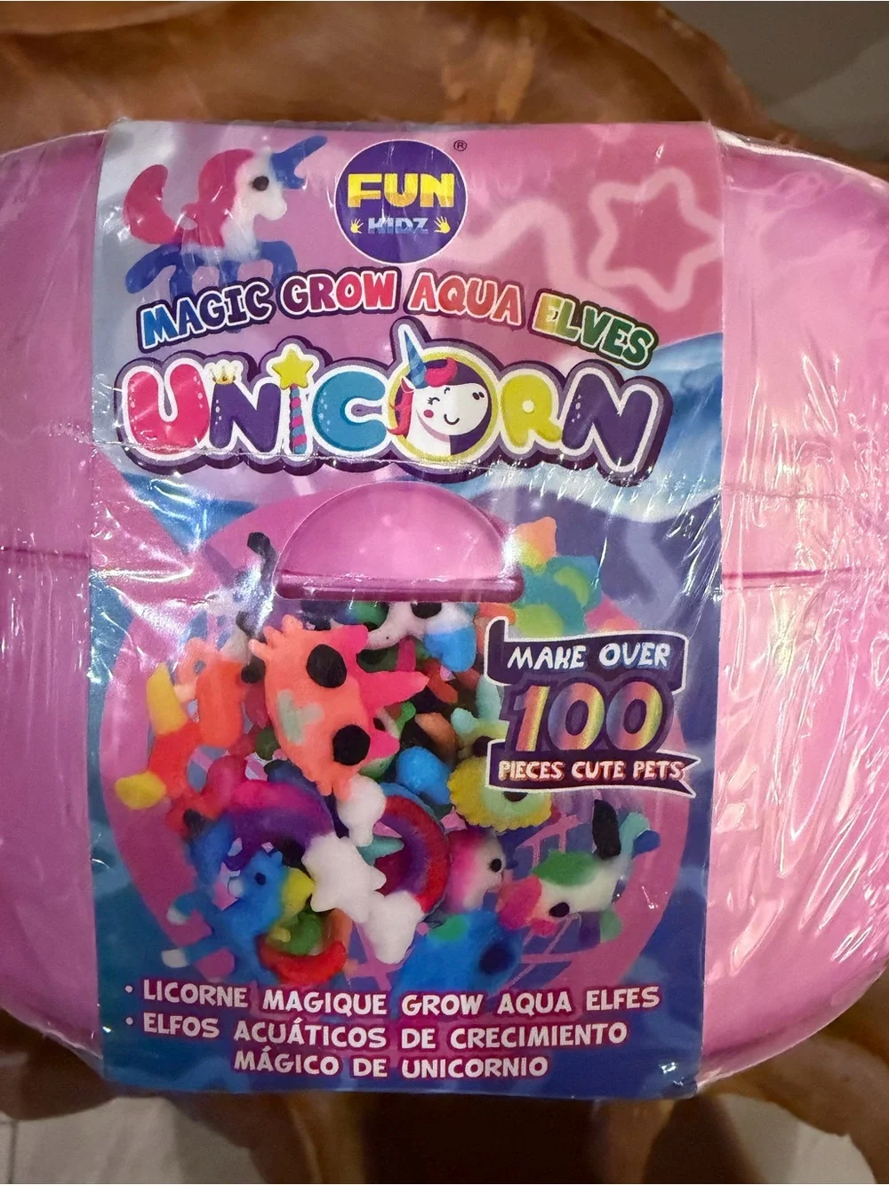 NEW SEALED FUN KIDZ Unicorn Magic Grow Aqua Elves Kids Craft Kit GREAT GIFT